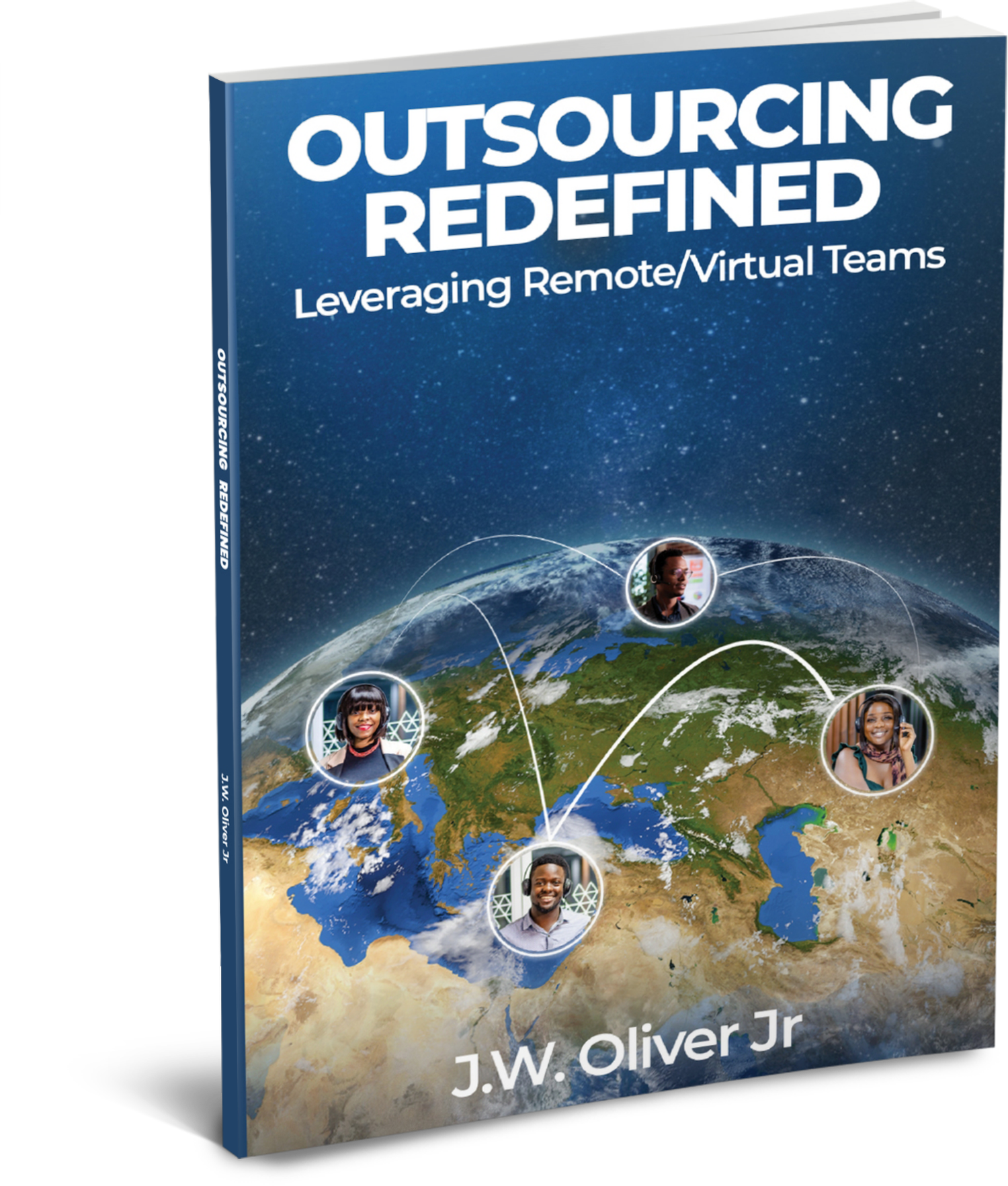 Outsourcing Redefined 3D Book Cover